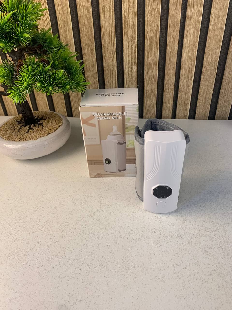 Chauffe-biberon portable rechargeable avec écran LCD et Température réglable - سخان قارورة الحليب - Maternité - صورة حقيقية 8