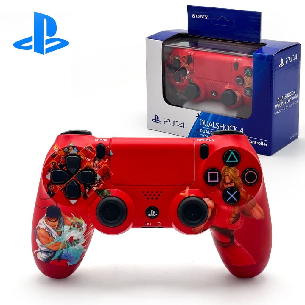 SONY DualShock Manette PS4 Sans Fil, Batterie Rechargeable (High Copy) – Edition Street Fighter - Jouet & Gaming - صورة 1