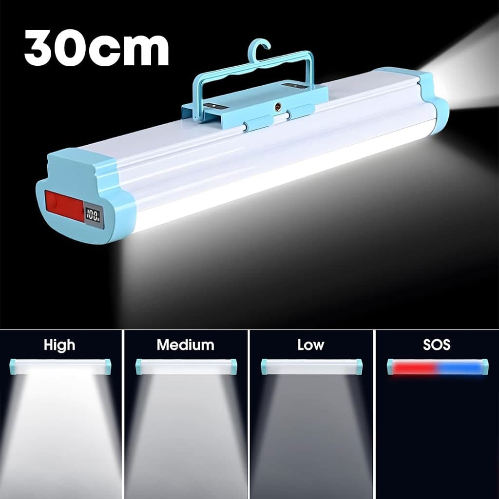 Lanterne de Camping 5-en-1 avec Power Bank MM 4000mAh - مصباح التخييم المغناطيسي متعدد المهام - Camping et Randonnée - صورة 1