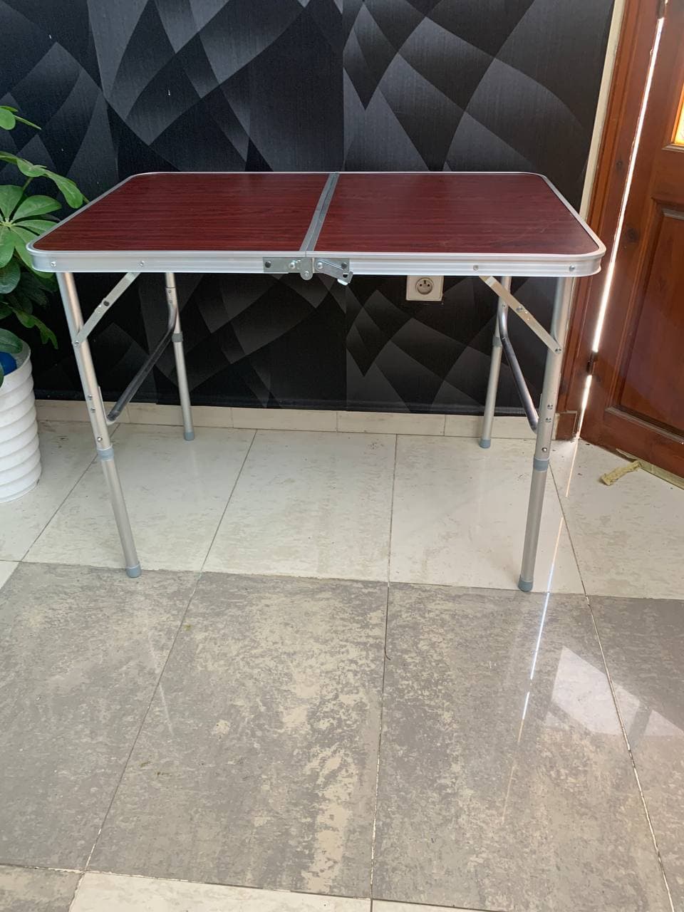 Table de Camping en Aluminium à Hauteur Réglable - طاولة تخييم ألمنيوم قابلة لتعديل الارتفاع - Camping et Randonnée - صورة حقيقية 12