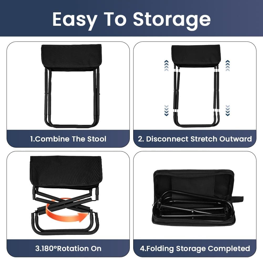 Tabouret de Camping Pliable et Ultra-Léger - كرسي التخييم المحمول القابل للطي - Camping et Randonnée - صورة 4