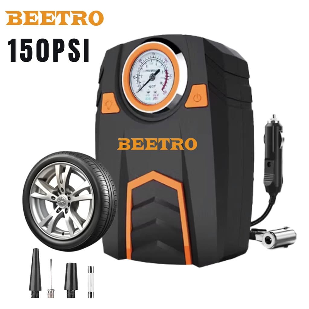 Compresseur de Voiture BEETRO BE0172 150 PSI - مضخة وضاغط الهواء للسيارات بقوة 100 واط - Accessoires Auto/Moto - صورة 1