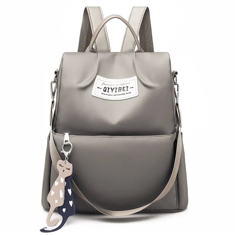 Sac à dos oxford Antivol étanche Pour Femme - Gris - Sac à dos et Mode - صورة 3