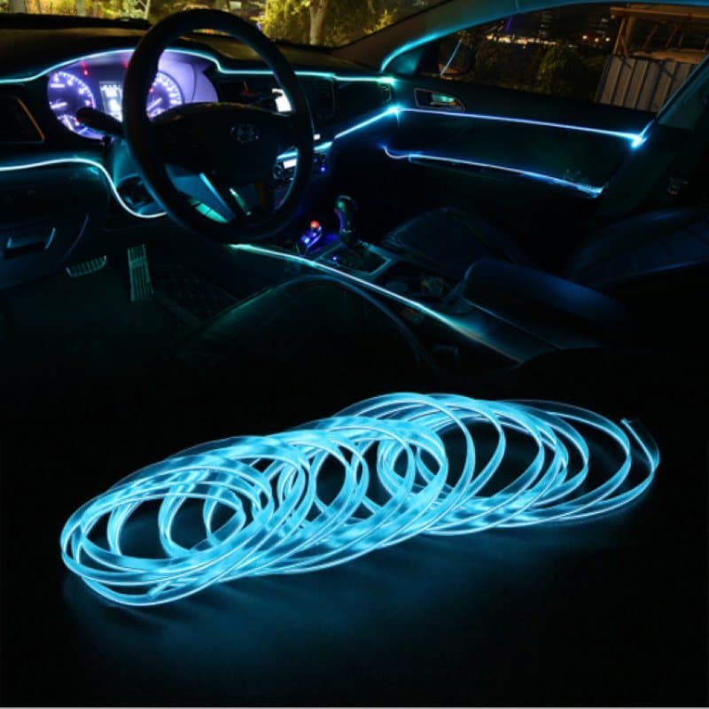 Cable Lumineux De Décoration Pour Salon De Voiture  CCLL - Accessoires Auto/Moto - صورة 3