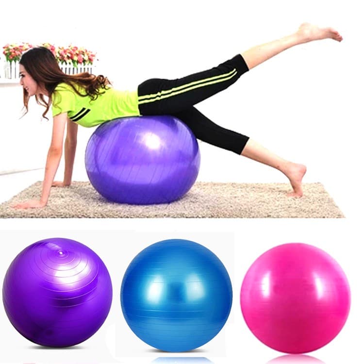 Balle de Yoga suisse ,Stretches, équilibre, résistance à la tension, gymnastique,fitness a la maison - Sport - صورة 1