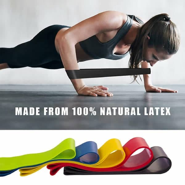 Bande 5Pcs de résistance élastique extensible pour l’entraînement - Sport - صورة 5