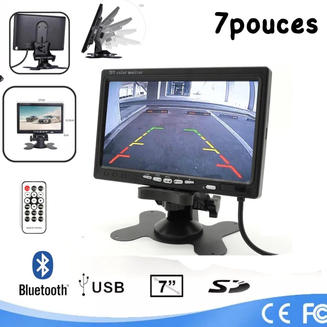 DVD 7 Inch TFT LCD Car Dashboard Touchscreen Monitor - Accessoires Auto/Moto - صورة 1