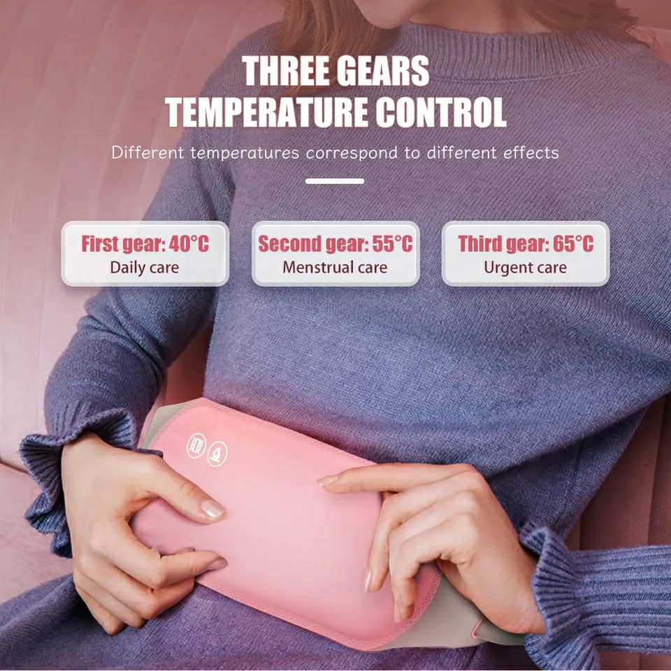 Ceinture Vibromasseur chauffant pour les douleurs menstruelles حزام هزاز ساخن لتسكين آلام الدورة الشهرية - Soins et Beauté - صورة 6