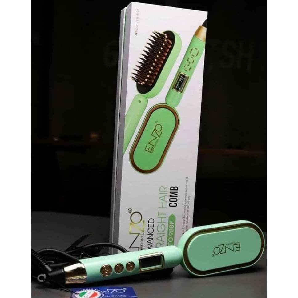 ENZO PROFESSIONAL Brosse Lissante Electrique Professional En Céramique - Soins et Beauté - صورة 3