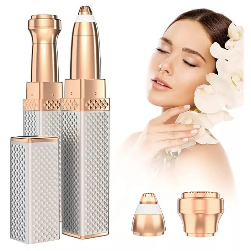 Facial Hair Remover 2 in 1 Eyebrow Trimmer - Soins et Beauté - صورة 1