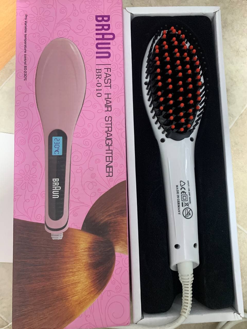 Braun Brosse à cheveux en céramique avec écran LCD  chauffage numérique - Soins et Beauté - صورة حقيقية 7