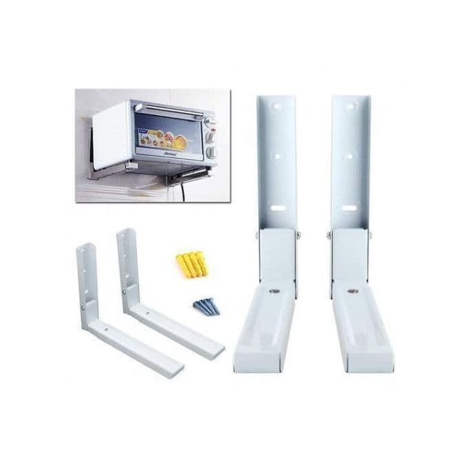 Support pour micro-ondes pliable avec bras extensibles Charge maximale 40 kg - Cuisine - صورة 6