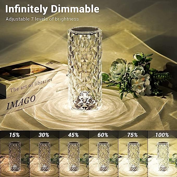 Lampe led en cristal Diamant style RGB 16 Couleurs - Divers - صورة 3