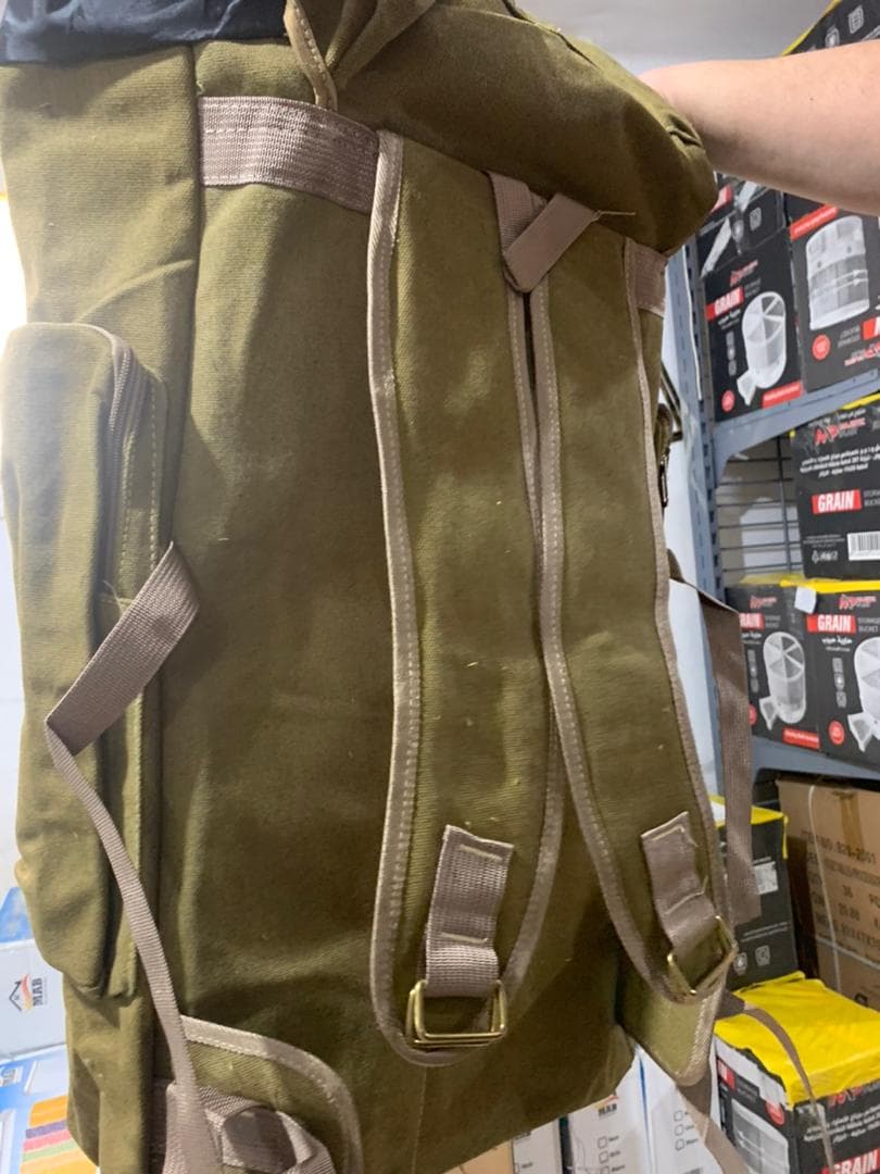 Sac à dos randonnée tactique militaire 80l imperméable - Camping et Randonnée - صورة حقيقية 11