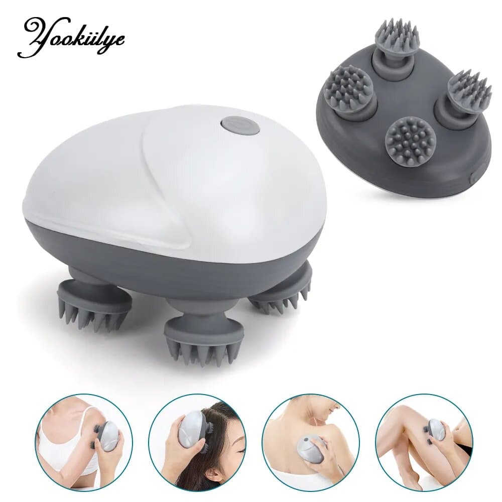 Masseur électrique sans fil en Silicone 4 nœuds de massage - Électronique - صورة 1