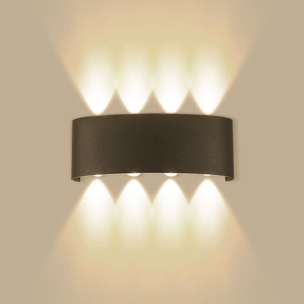 Applique Murale étanche LED 8W Lumière Blanc Chaud 6500K – مصباح جداري — صورة 3