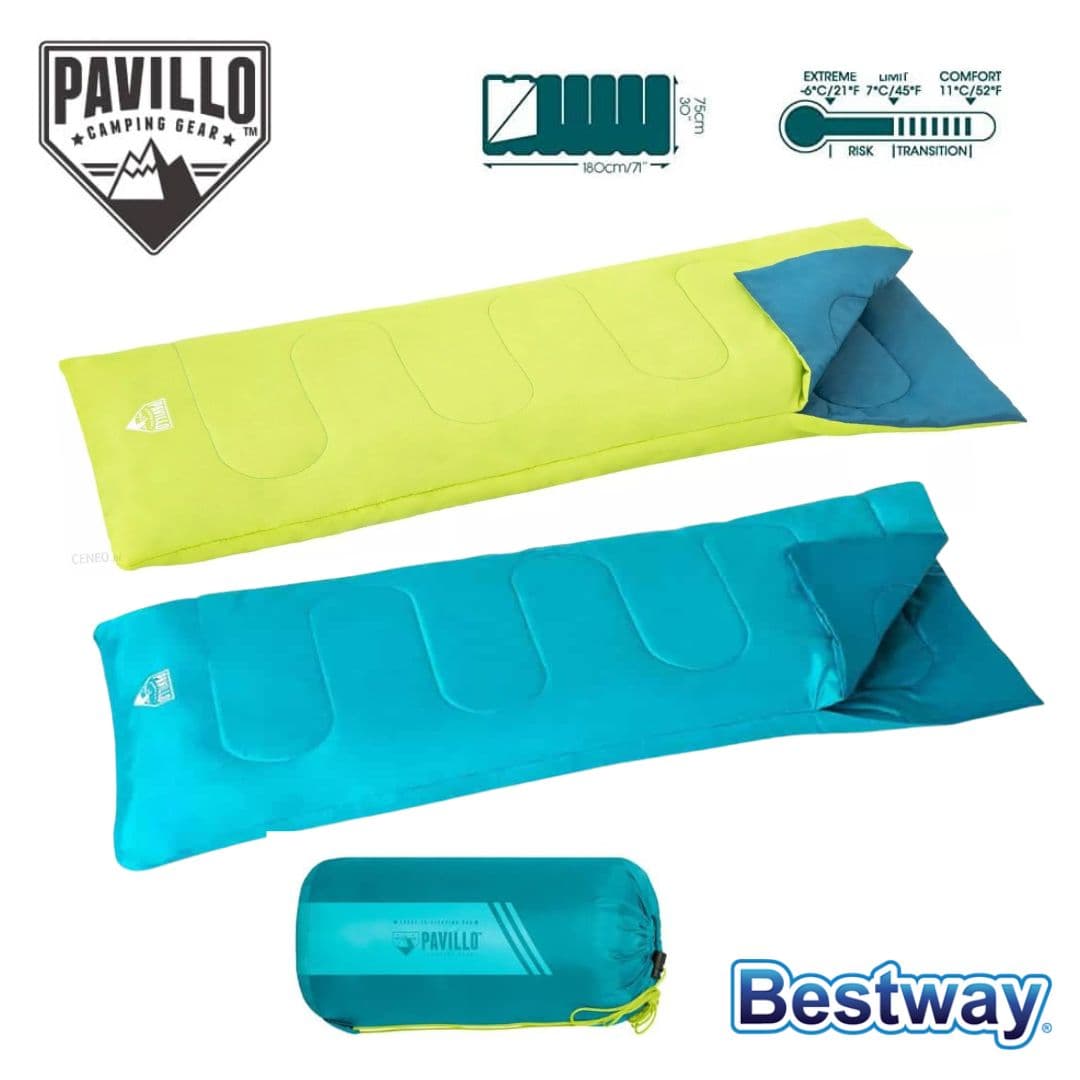 Pavillo Sac de Couchage Confortable 7~11°C 180 x 75cm Bestway#68099 — صورة 1