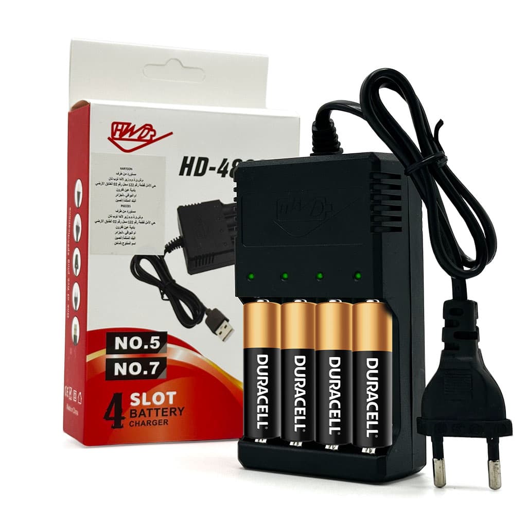 Chargeur de batterie pour piles AAA/AAA 1.2 V – شاحن بطاريات — صورة 1