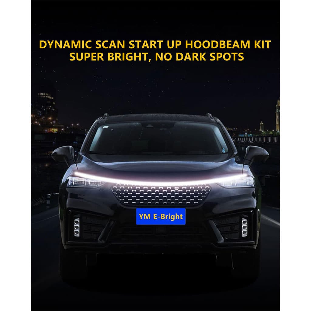 LED dynamiques Bandes lumineuses pour capot de voiture — صورة 5