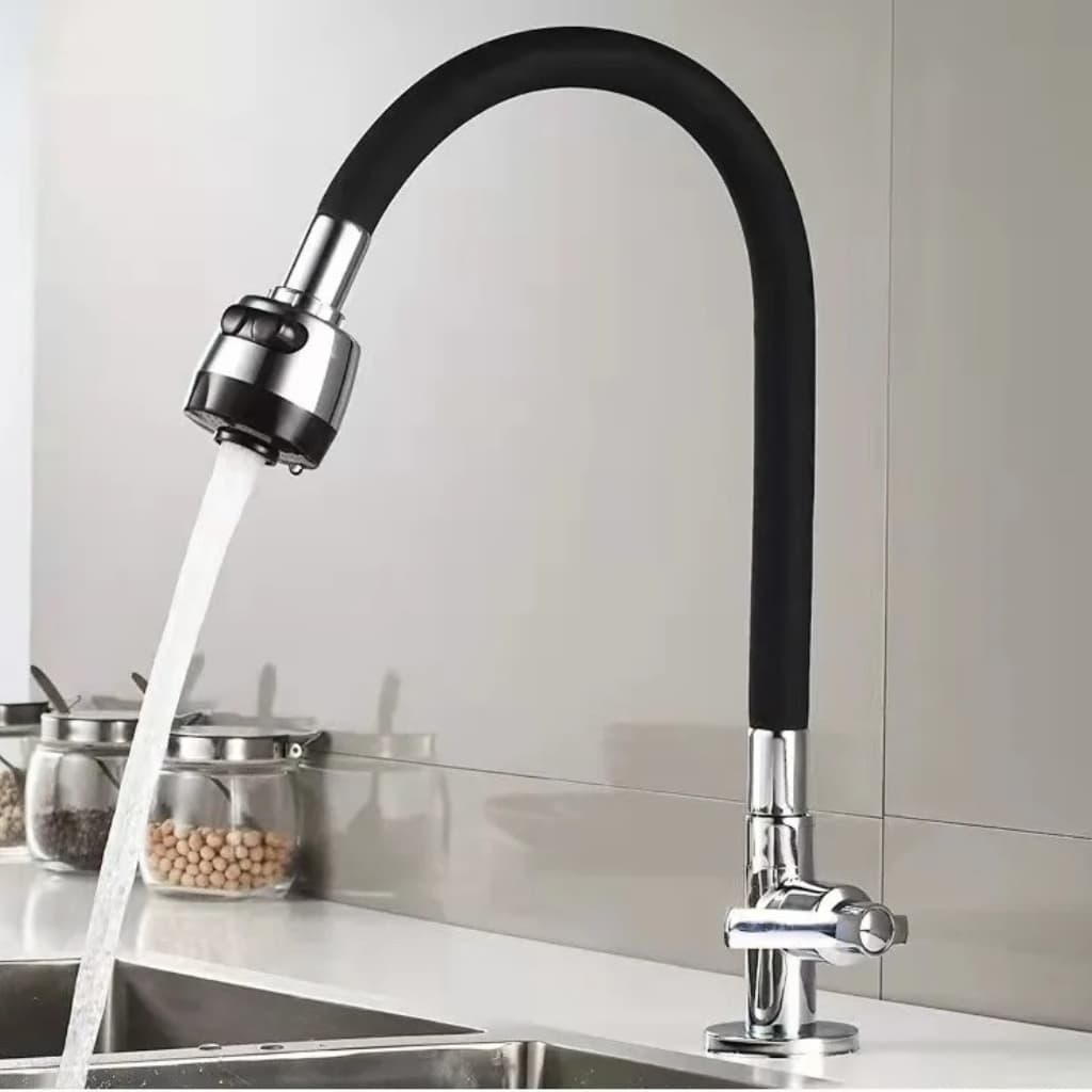 Tuyau robinet Economie d'eau robinet filtre deux Modes , buse aérateur barboteur pulvérisateur — صورة 7