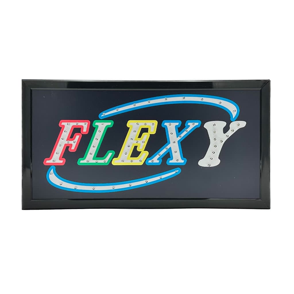 Plaque de Signalisation LED Multicolore Flexy – لوحة إشهارية ضوئية — صورة 1