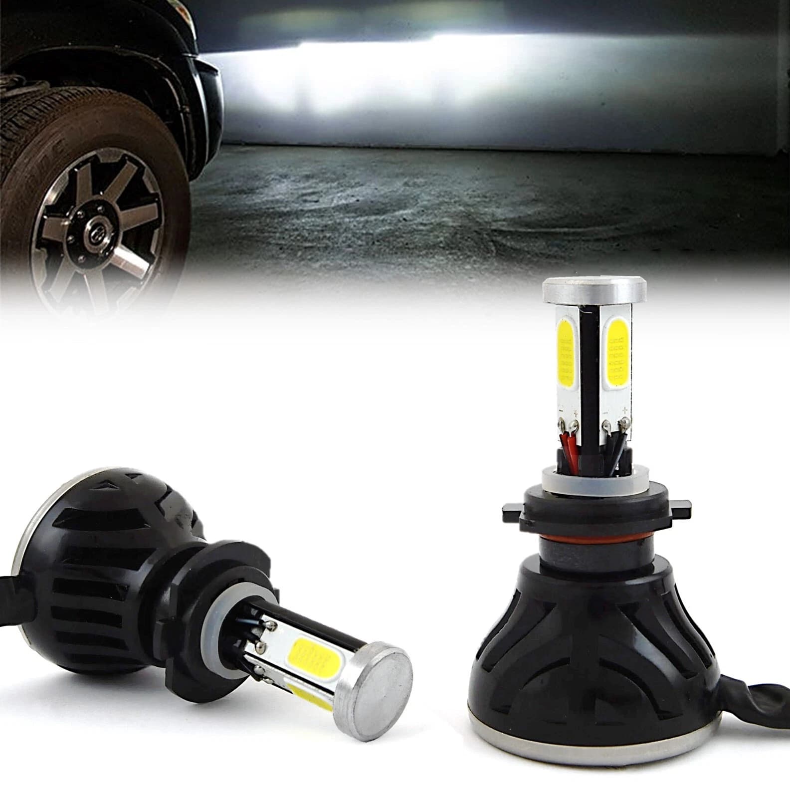 مصابيح أمامية للسيارة | Kit Phare H4 LED 4 Directions | 4000LM — صورة 2