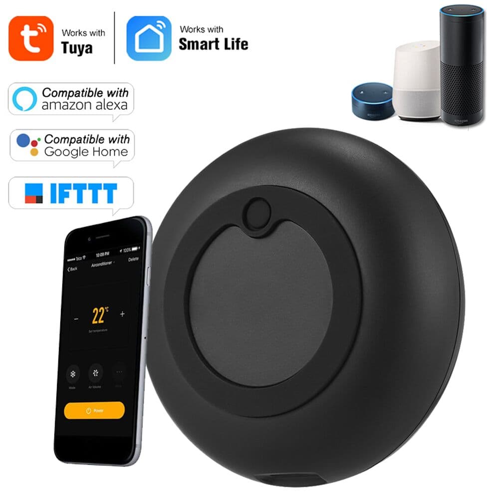 Télécommande universelle intelligente Wifi-IR (2.4ghz) hub de contrôle compatible avec Alexa Google Home -Tuya Smart Life — صورة 1