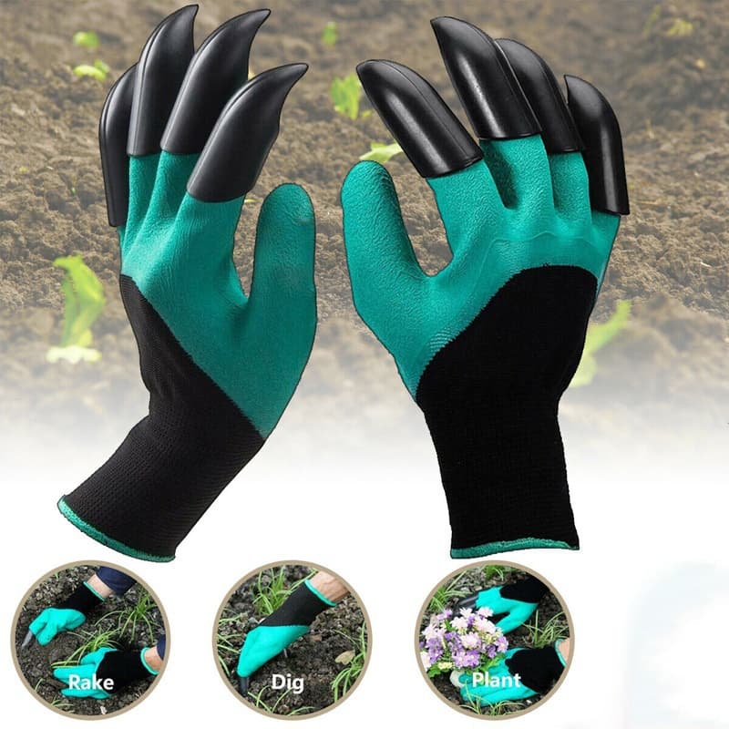 Gants de jardinage avec griffes — صورة 1