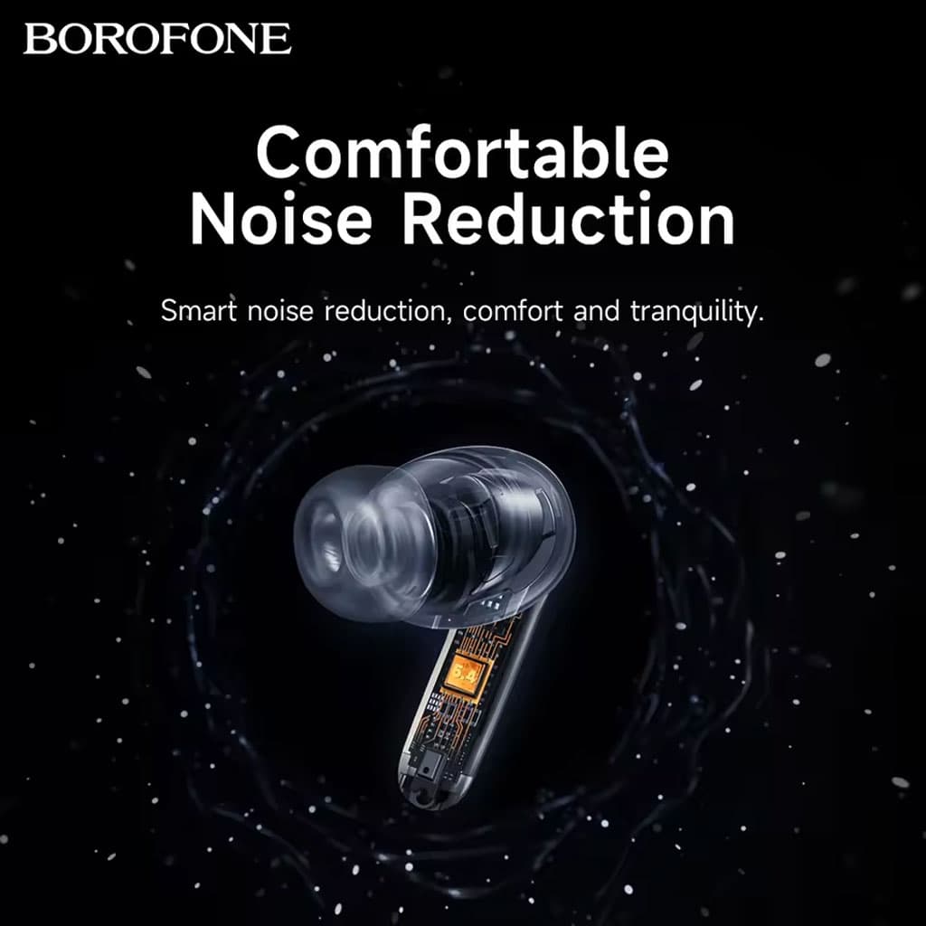 Écouteurs sans fil Bluetooth V5.4 FQ1 Plus ANC BOROFONE – سماعات أذن لاسلكية — صورة 3