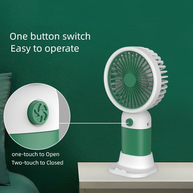 Ventilateur de bureau en forme de fruit de dessin animé, chargement USB — صورة 6