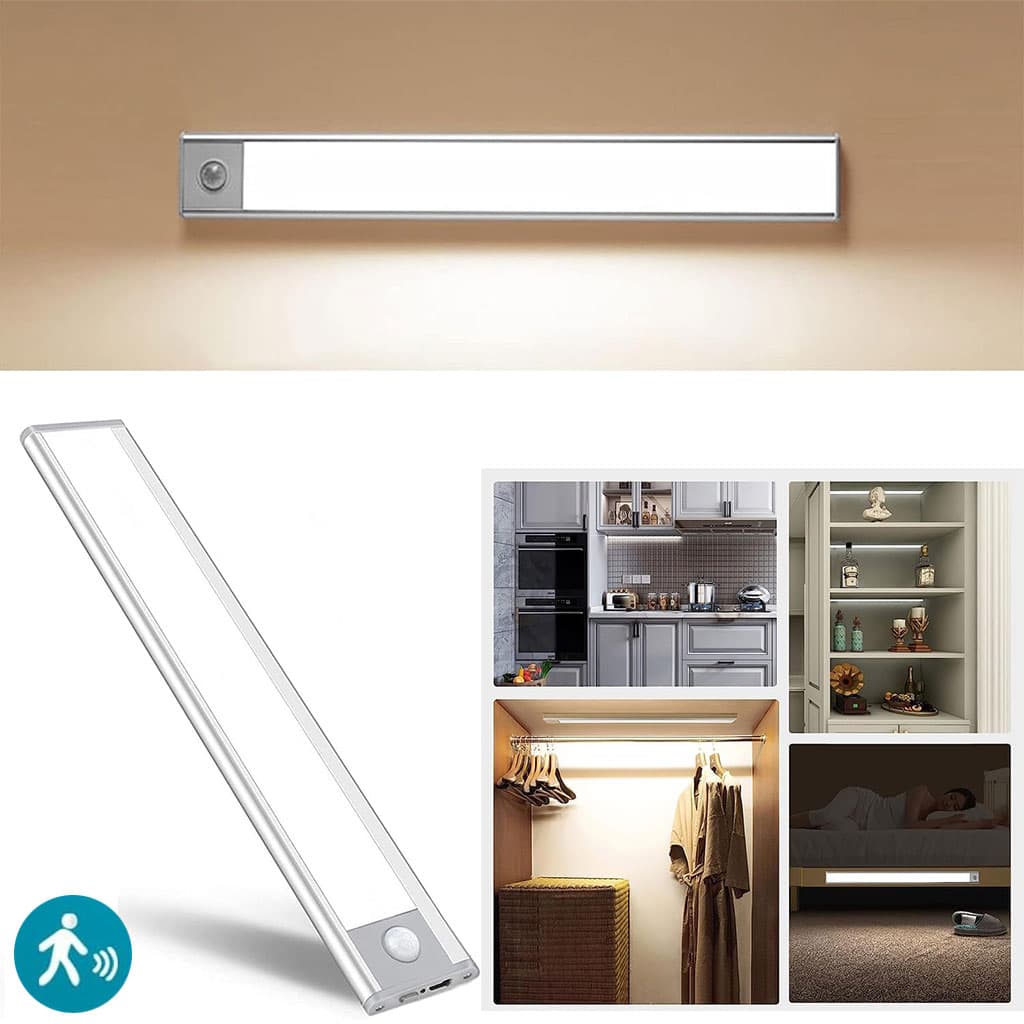 Lampe LED Rechargeable avec Détecteur De Mouvement Intérieur 3 Modes HY-2012 – مصباح مناطق ضيقة بعدة أوضاع — صورة 1