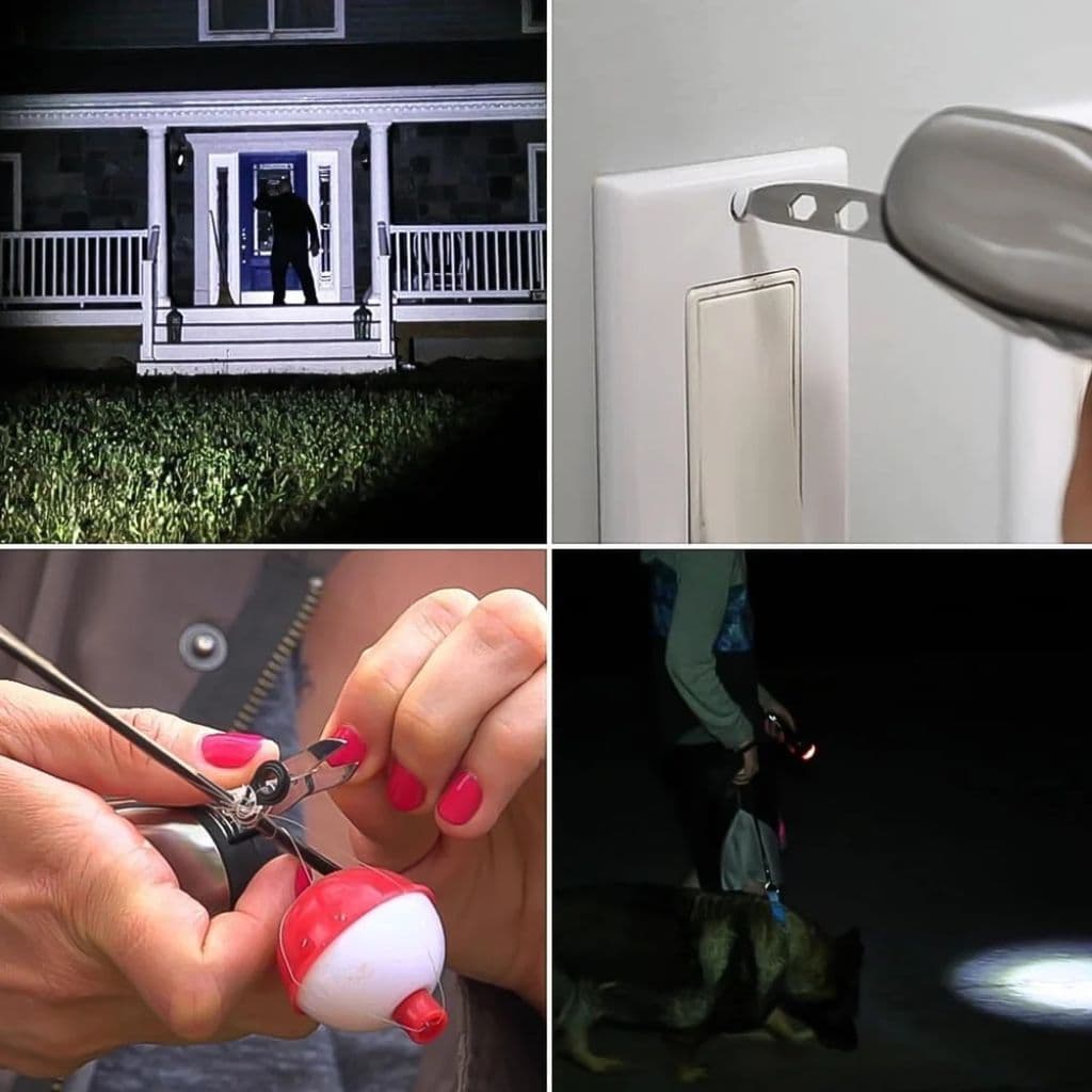 Lampe de Poche Multifonction 13-en-1 avec Coupe-Ceinture de Sécurité – مصباح يدوي متعدد الوظائف 13 في 1 مع قاطع حزام الأمان — صورة 3