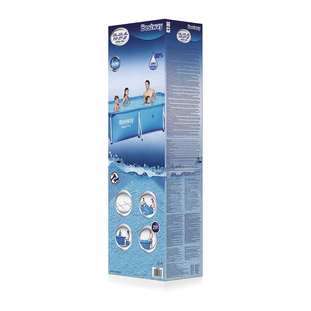 Steel Pro™ Piscine Rectangulaire 300 x 201 x 66cm Bestway — صورة 2