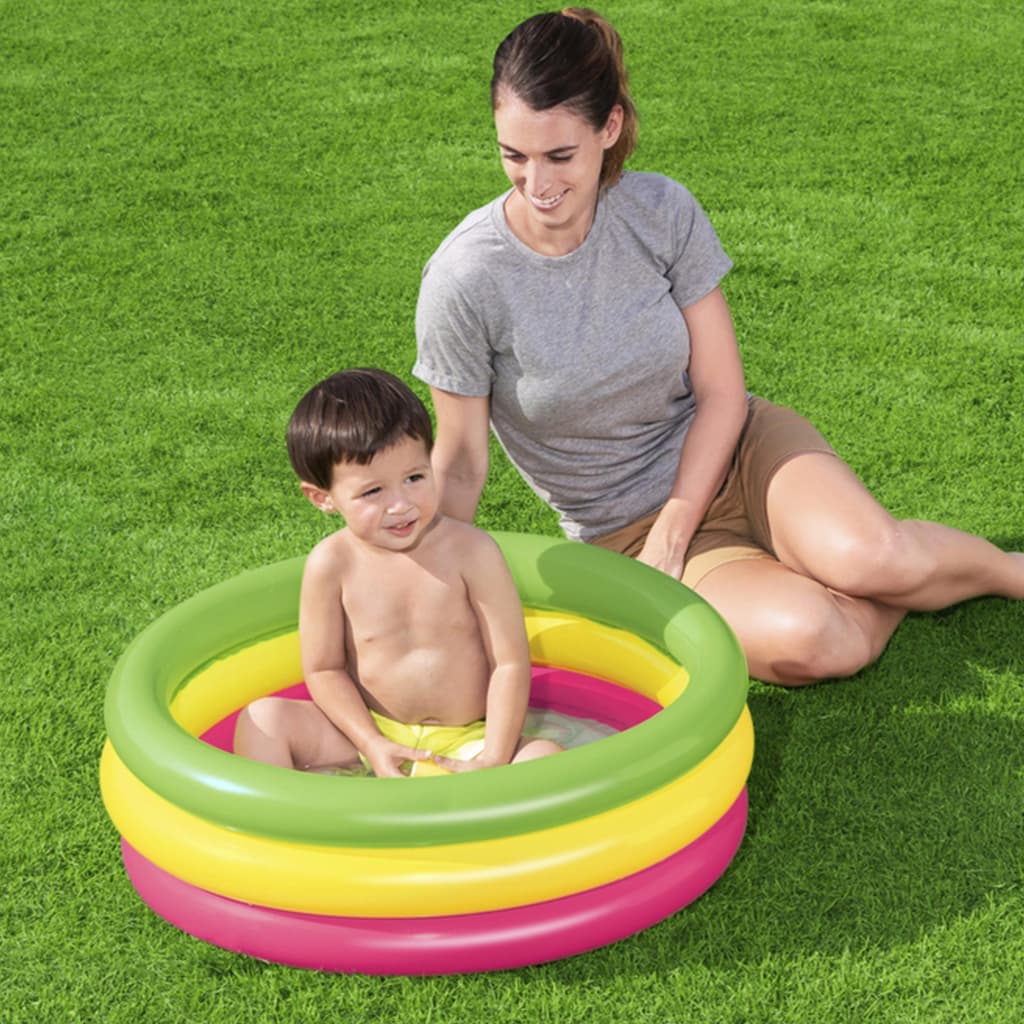 Piscine gonflable arc-en-ciel 70 cm x 24 cm Bestway #51128 — صورة 2