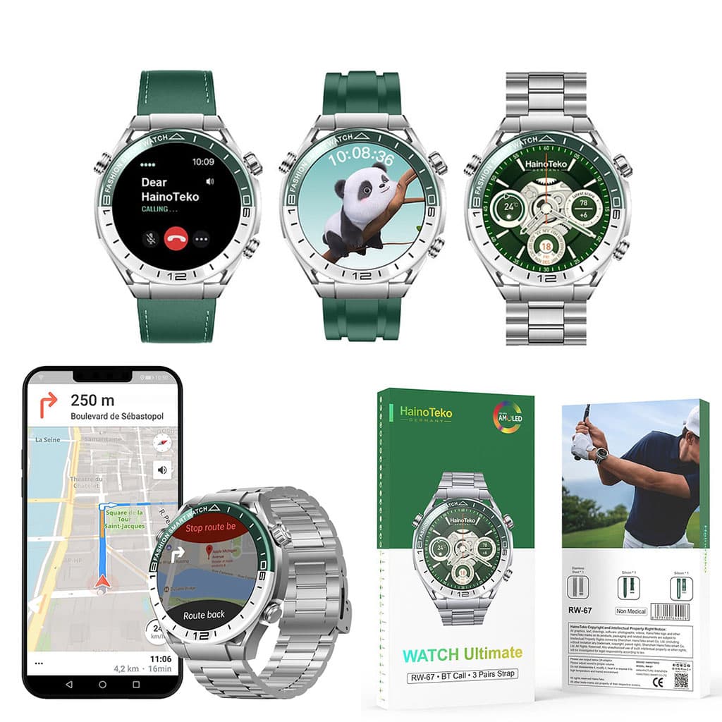 Smart Watch Haino Teko RW67 avec Fonction de Lecture de Maps – ساعة ذكية أصلية — صورة 1