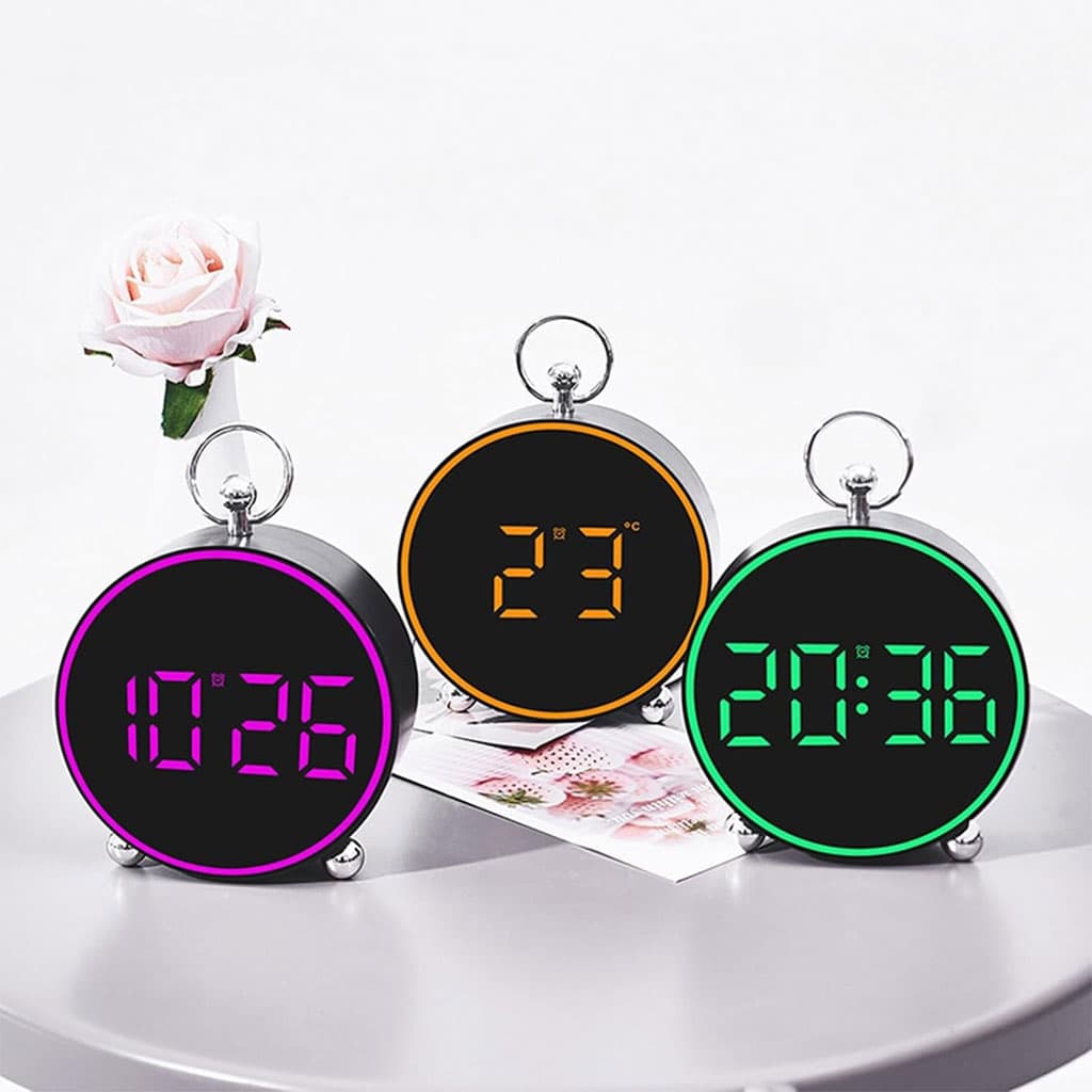 Horloge LED numérique avec affichage de la température — صورة 4