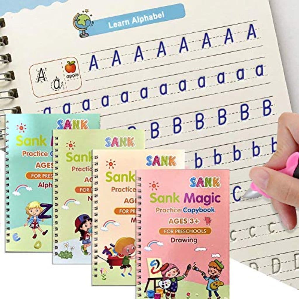 Cahier de Pratique (Ensemble de 4 Livres + 10 Recharges) – كراس التدريب مجموعة من 4 كتب + 10 عبوات حبر ANGLAIS — صورة 6