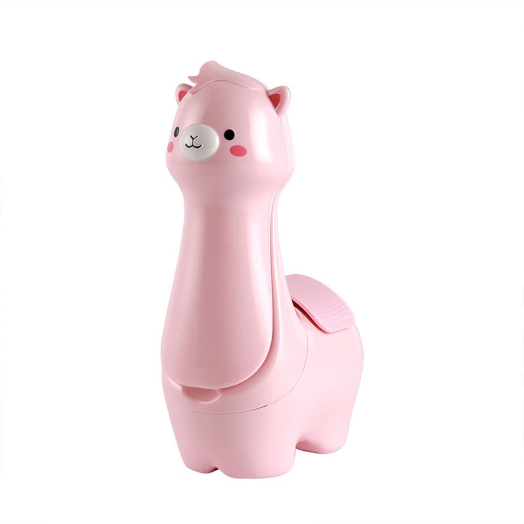 Lampe Veilleuse Lama Mignonne LED avec Porte-stylo – مصباح على شكل لاما لمكتب الأطفال — صورة 3
