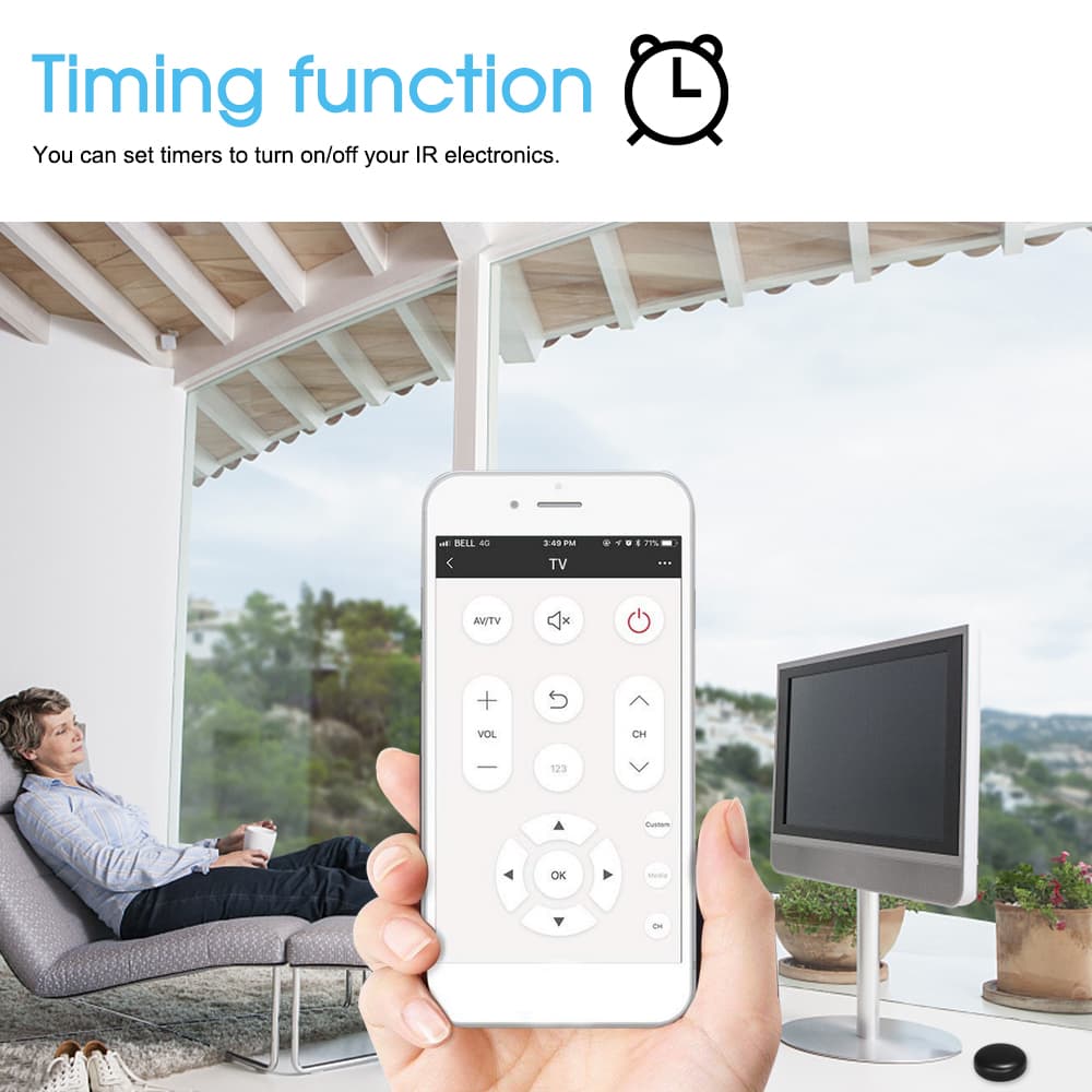 Télécommande universelle intelligente Wifi-IR (2.4ghz) hub de contrôle compatible avec Alexa Google Home -Tuya Smart Life — صورة 6