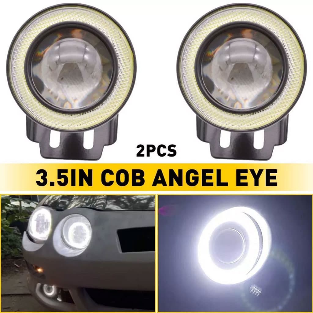 Feu antibrouillard rond LED IP65 7000K éclairage blanc super brillant — صورة 6