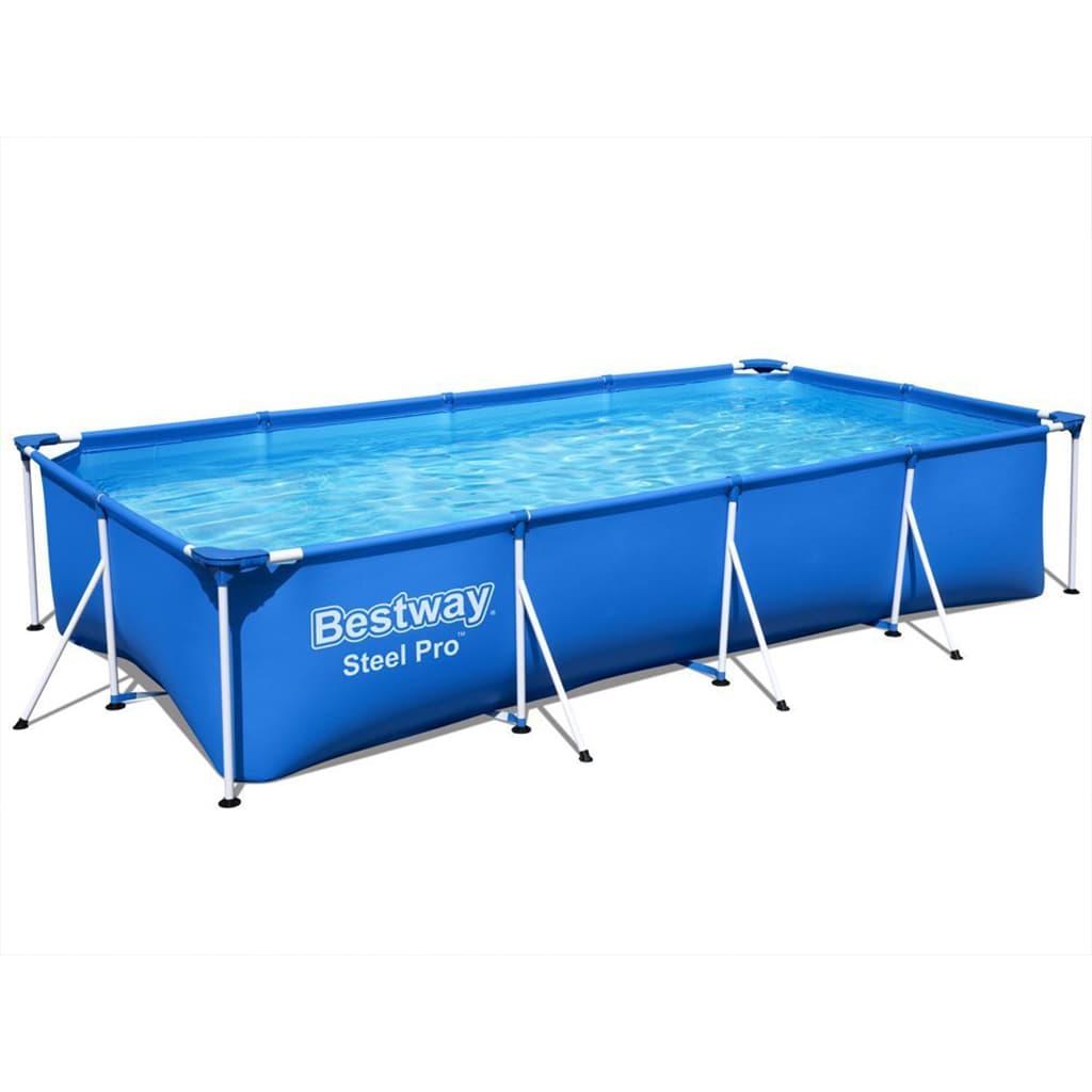 Steel Pro™ Piscine Rectangulaire Avec Pompe Filtrante 400 x 211 x 81 cm Bestway — صورة 9