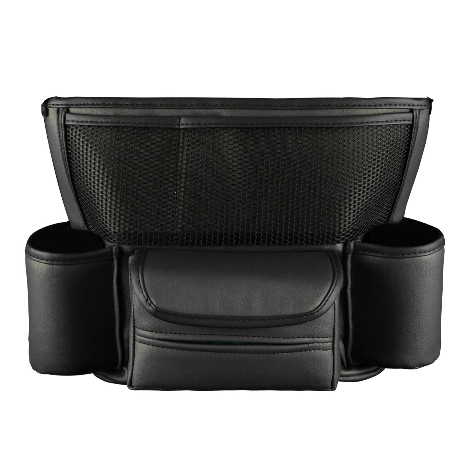 Sac de rangement central en cuir pour siège avant de voiture — صورة 2