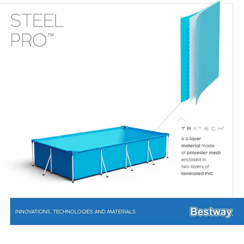 Steel Pro™ Piscine Rectangulaire 400 x 211 x 81cm Bestway — صورة 6