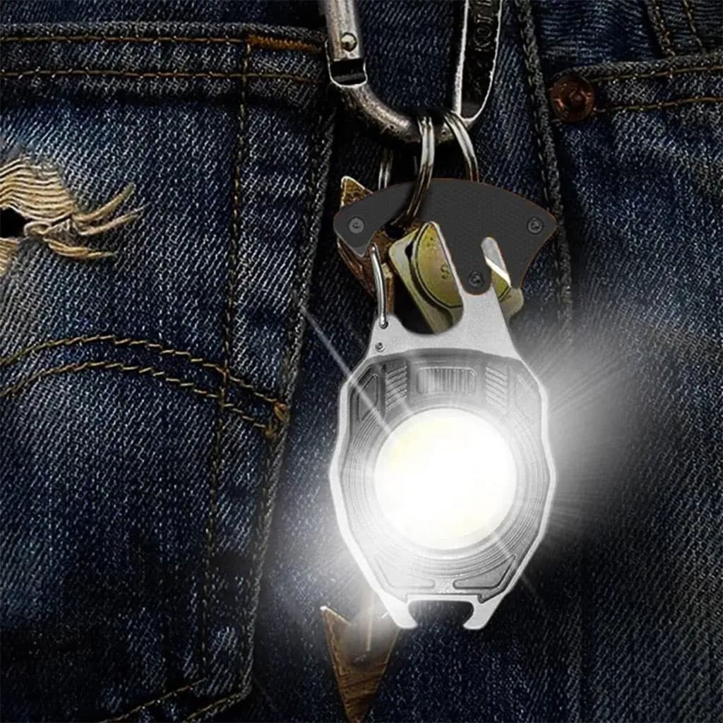 Mini Lampe LED Portable Rechargeable 8en1 – مصباح متعدد الإستعمالات — صورة 3
