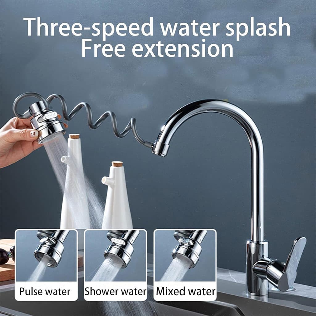 Pulvérisateur d’évier de cuisine à économie d’eau avec tuyau extensible – مرش مياه قابل للتمدد — صورة 6