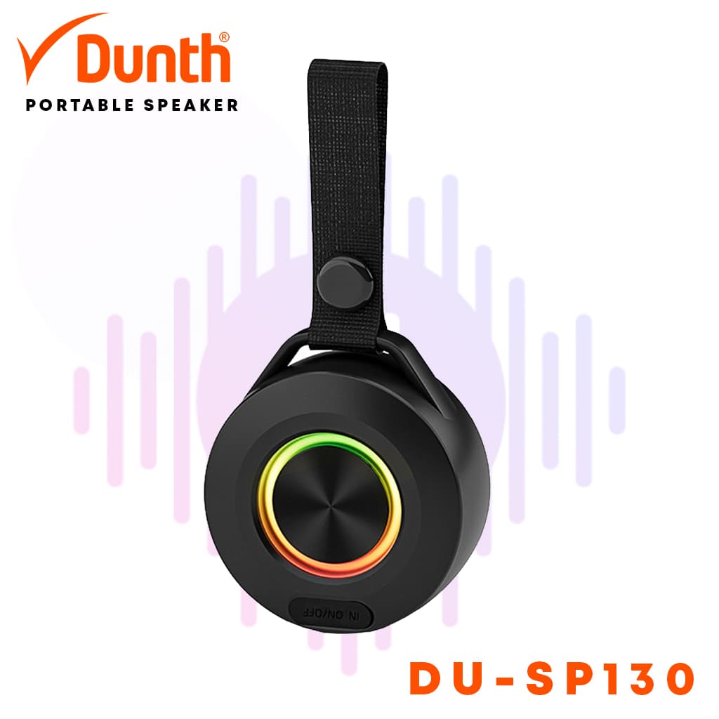 Mini ampli haut parleur sans fil à batterie rechargable,  bluetooth 1800W DUNTH DU-SP130 — صورة 1