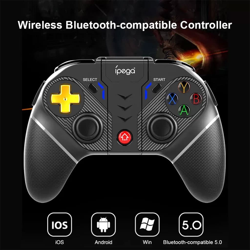 يد تحكم لاسلكية | IPEGA PG-9218 Gold Soldier | بلوتوث Gamepad — صورة 7