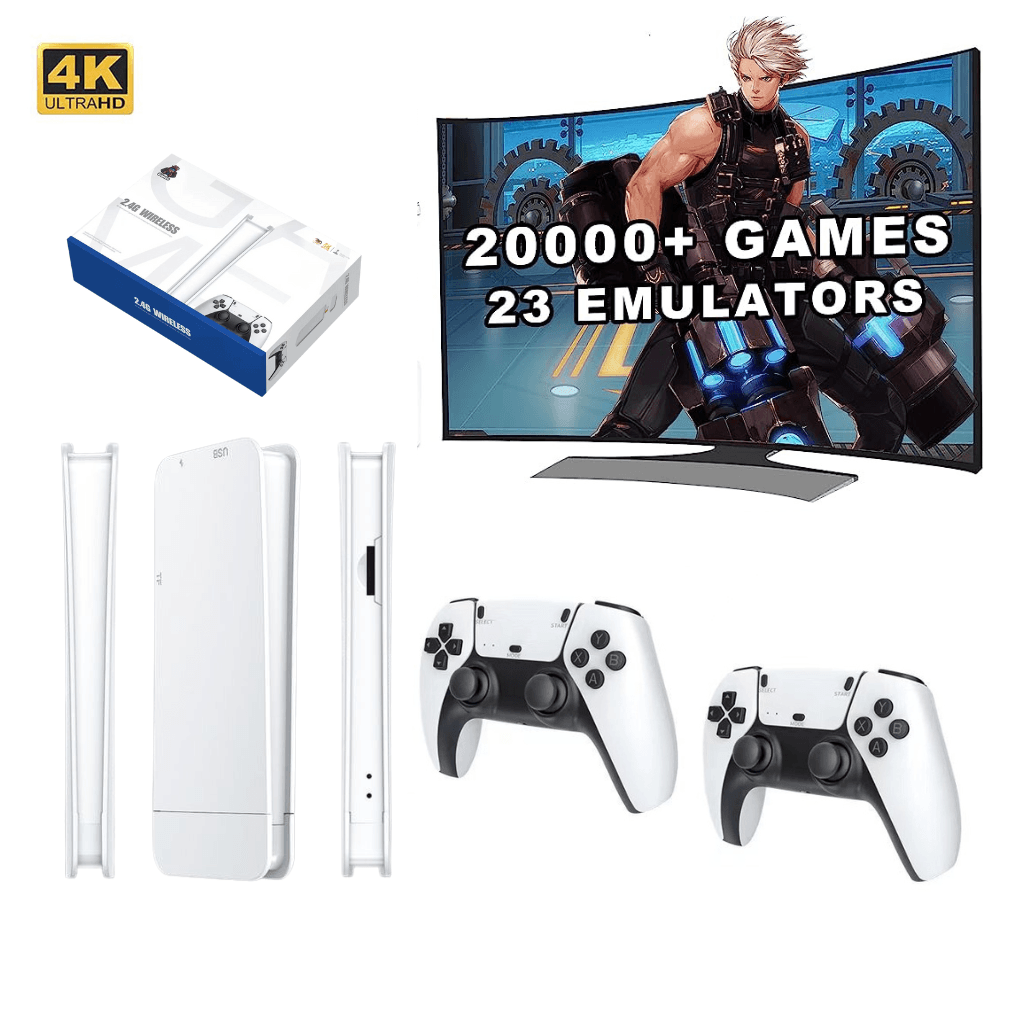 M15 Game Stick Pro Console de jeu vidéo 4k Rétro +20000 Jeux classiques HD 4K avec 2 manette sans fil — صورة 2