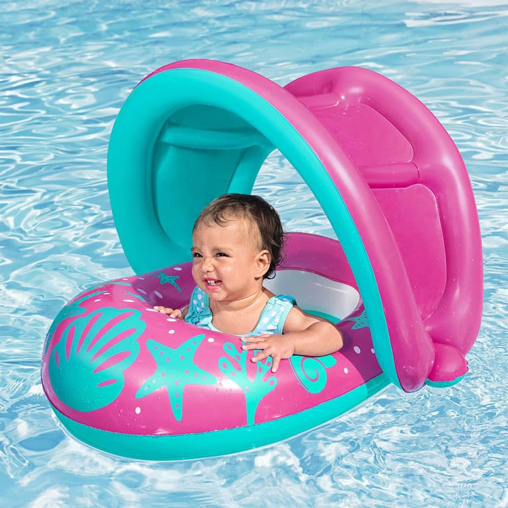 Bouée Gonflable pour enfants avec toit de protection UV Bestway 34091 – عوامة مائية للأطفال — صورة 2