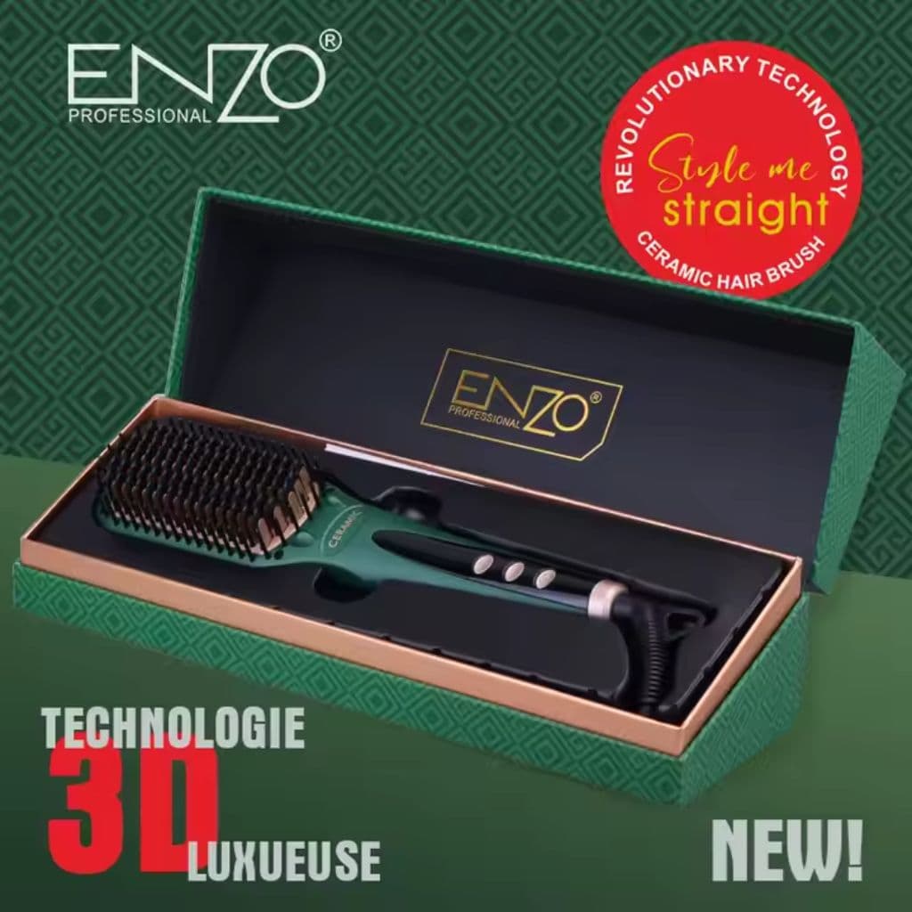 Brosse Lissante ENZO Haute Performance et Technologie Avancée – فرشاة الشعر — صورة 3